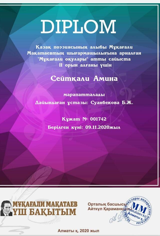 Жетістіктер