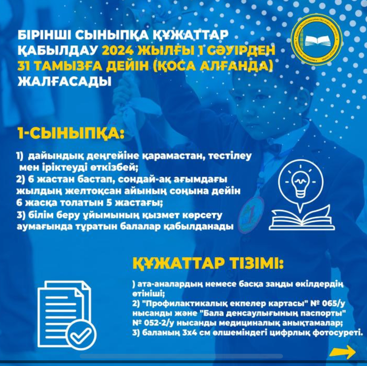 Приём и зачисление в 1 класс